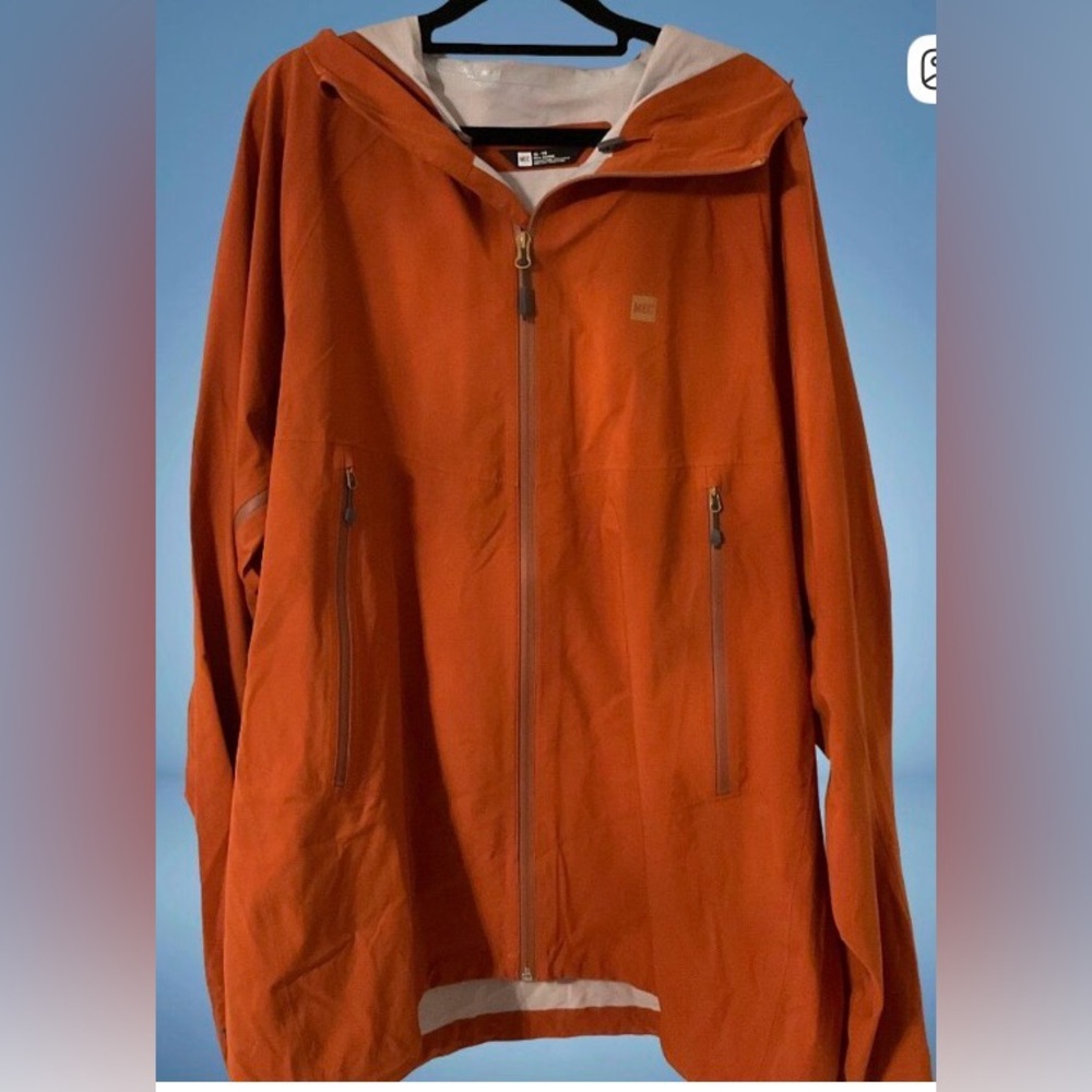 XLRG MEC Men's Rust Rain Jacket / Windbreaker